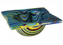 Meyda Blue 113016 - 15"W Metro Fusion Tropical Glass Bowl