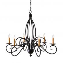 Meyda Blue 115286 - 36" Wide Squire 6 Light Chandelier