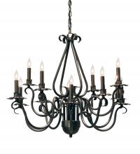 Meyda Blue 115373 - 30" Wide Caleb 12 Light Chandelier