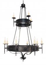 Meyda Blue 115508 - 48" Wide Lorenzo 12 Light Chandelier