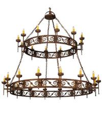 Meyda Blue 115701 - 83"W Majella 2 Tier Chandelier