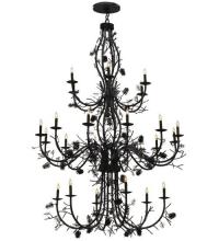 Meyda Blue 119768 - 60"W Pinecone 24 LT Chandelier