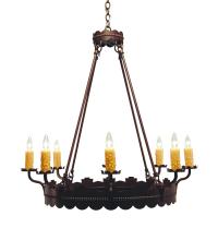 Meyda Blue 121012 - 36" Wide Sergio 8 Light Chandelier