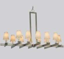 Meyda Blue 124453 - 48" Long Dante 12 Light Chandelier