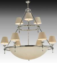 Meyda Blue 125373 - 60"W Messina 2 Tier Chandelier