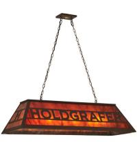 Meyda Blue 132043 - 48"L Personalized Holdgrafer Oblong Pendant