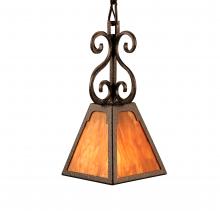 Meyda Blue 137400 - 7" Square Ava Mini Pendant