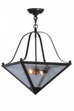 Meyda Blue 137503 - 16" Square Zale Inverted Pendant