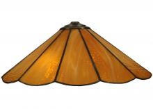 Meyda Blue 138050 - 16"W X 5.5"H Panel Honey Amber Shade