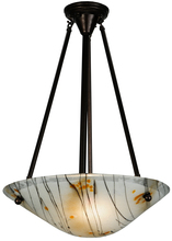 Meyda Blue 139804 - 18" Wide Metro Fusion Ramoscelli Inverted Pendant