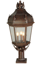 Meyda Blue 141105 - 15"W Royan Lantern Pier Mount