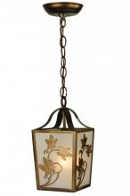 Meyda Blue 142691 - 6" Square Maple Vine Mini Pendant