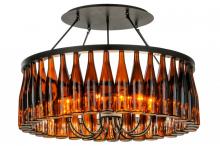 Meyda Blue 145354 - 38" Wide Tuscan Vineyard Estate 36 Wine Bottle Chandelier