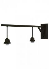 Meyda Blue 150904 - 5"W X 11.5"H X 37.5"D Oil Rubbed Bronze 2 LT Island Wall Sconce Hardware