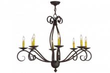 Meyda Blue 151019 - 36"W Sienna 8 LT Chandelier