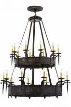 Meyda Blue 154400 - 48" Wide Costello 20 Light Two Tier Chandelier