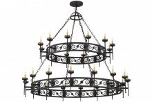 Meyda Blue 157277 - 84"W Majella 28 LT Two Tier Chandelier