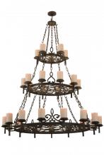 Meyda Blue 158764 - 62"W Newcastle 30 LT Chandelier