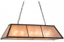 Meyda Blue 160613 - 48"L Tri-Panel Oblong Pendant