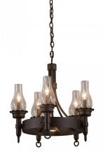 Meyda Blue 161543 - 22" Wide Durango 5 Light Chandelier