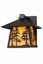 Meyda Blue 165573 - 8"W Stillwater Tall Pines Hanging Wall Sconce