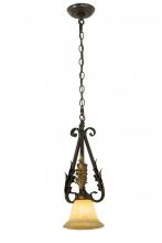 Meyda Blue 169619 - 8"W Ava Mini Pendant