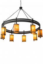 Meyda Blue 176848 - 84" Wide Beartooth 8 Light Chandelier