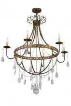 Meyda Blue 182546 - 42"W Azaleia 6 LT Chandelier