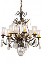 Meyda Blue 188392 - 36"W French Elegance 12 LT Chandelier