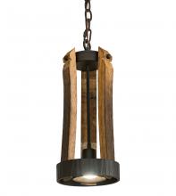 Meyda Blue 199066 - 7.5" Wide Barrel Stave Pendant