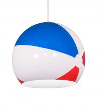 Meyda Blue 211848 - 18" Wide Beach Ball Pendant