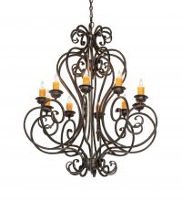 Meyda Blue 218590 - 42" Wide Fernando 10 Light Chandelier