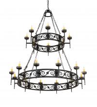 Meyda Blue 219839 - 66" Wide Majella 20 Light Two Tier Chandelier