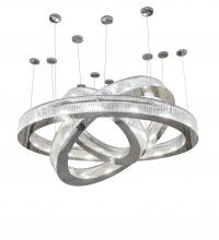 Meyda Blue 222595 - 90" Wide Beckam 3 Ring Chandelier