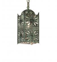 Meyda Blue 235838 - 5" Square Moroccan Mini Pendant