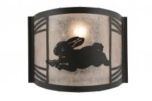 Meyda Blue 243216 - 12" Wide Rabbit on the Loose Left Wall Sconce