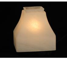 Meyda Blue 26250 - 5"Sq Bungalow Alabaster Shade