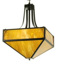 Meyda Blue 50742 - 20" Square Teague Mission Inverted Pendant