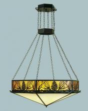 Meyda Blue 48515 - 51" Wide Mountain Pine Inverted Pendant