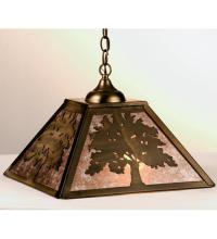 Meyda Blue 76319 - 16"Sq Oak Tree Pendant