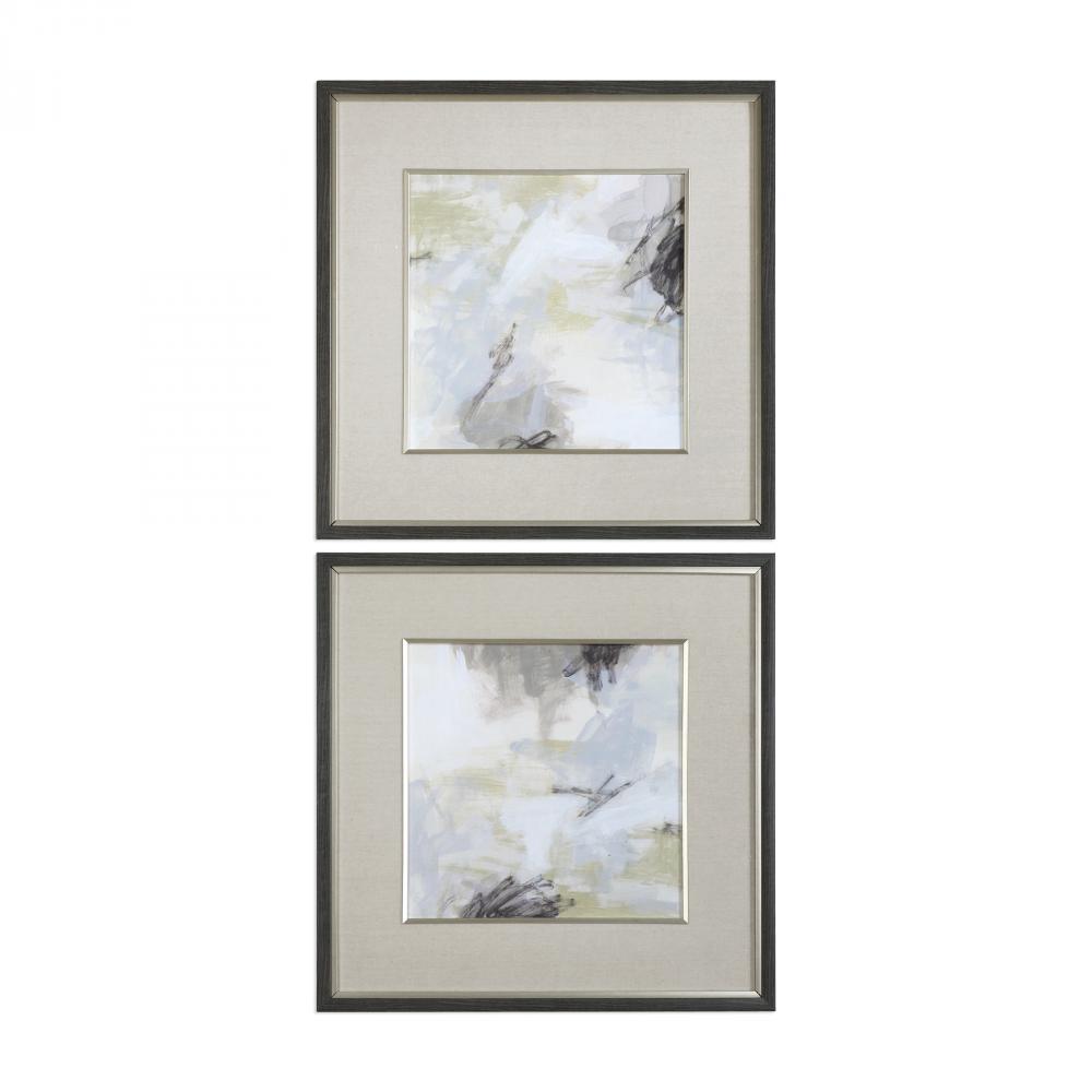 Abstract Vistas Framed Prints S/2