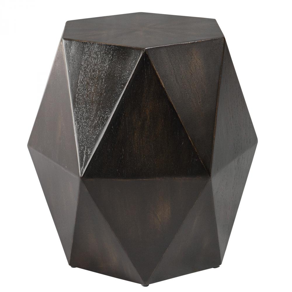 Volker Black Geometric Accent Table