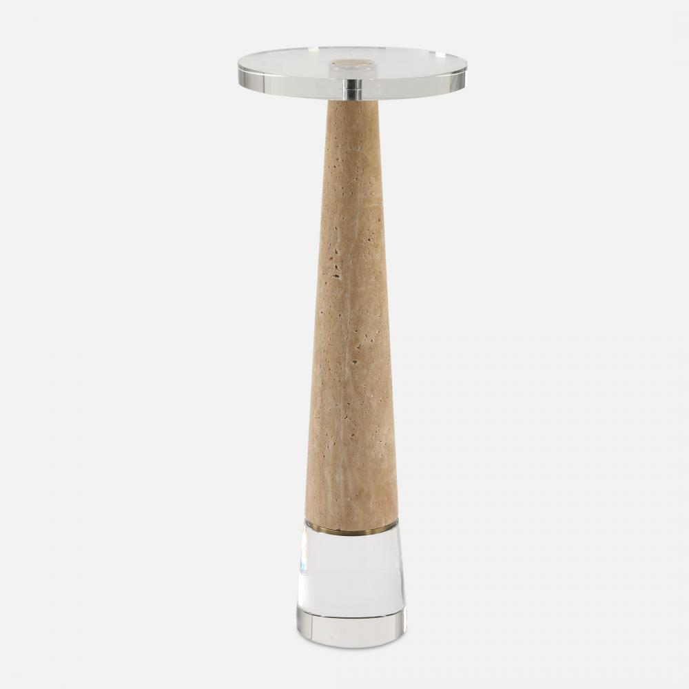 Uttermost Niari Travertine Drink Table