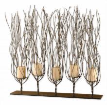 Uttermost 20605 - Uttermost Fedora Dark Brown Candleholder