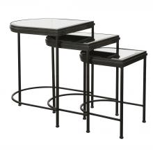 Uttermost 24965 - India Black Nesting Tables, S/3