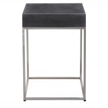 Uttermost 24975 - Uttermost Jase Black Concrete Accent Table