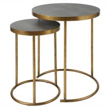 Uttermost 25284 - Aragon Brass Nesting Tables, S/2