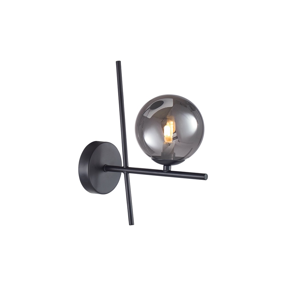 Modena Collection 1-Light Sconce Black