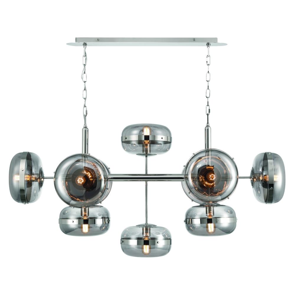 Nottingham54" Chandelier In Nickel