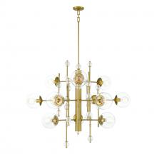 Eurofase Gold US 47223-011 - Traiton 48" 3 Tier Chandelier In Gold